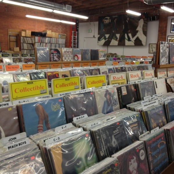 Photo taken at Record Surplus by eeena d. on 4/3/2013