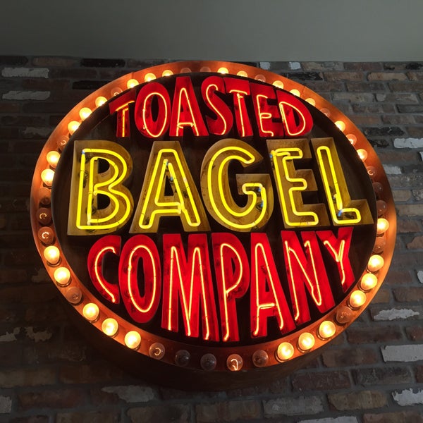Photo taken at Toasted Bagelry &amp; Deli by Ben M. on 2/1/2015