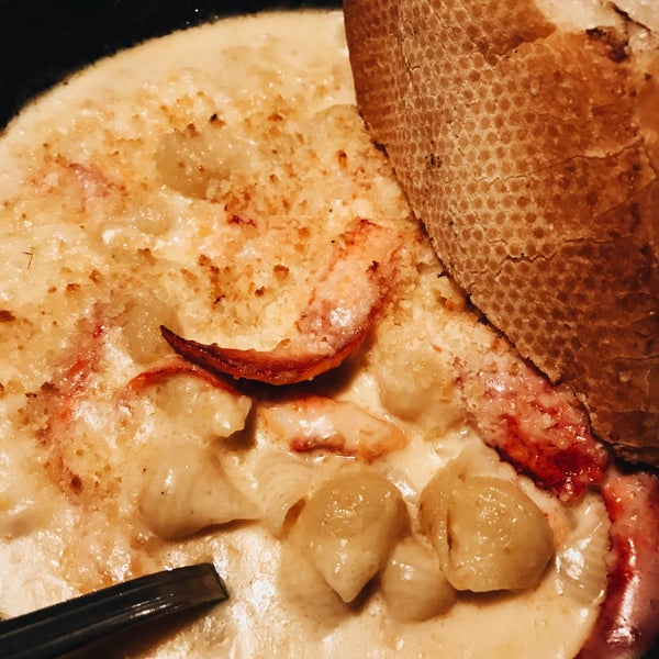 The lobster Mac n cheese was just so perfect on a snowy night like tonight. Has a bit of a kick to it, which I loved.