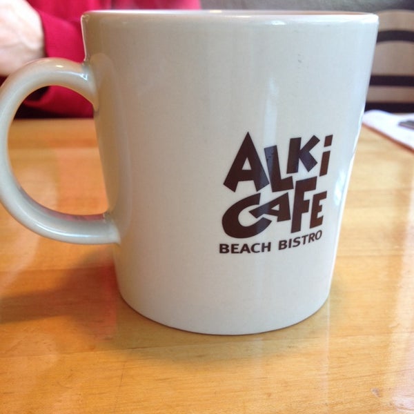 Photo taken at Alki Cafe by Brian H. on 10/4/2013