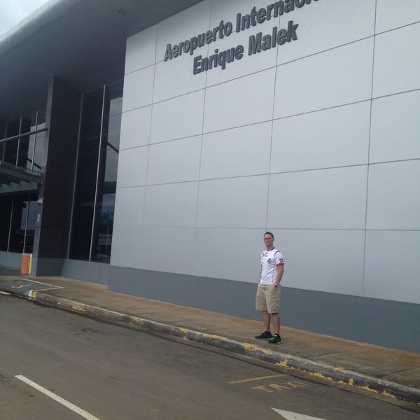 Photo taken at Aeropuerto Internacional Enrique Malek (DAV) by Luis S. on 12/6/2014