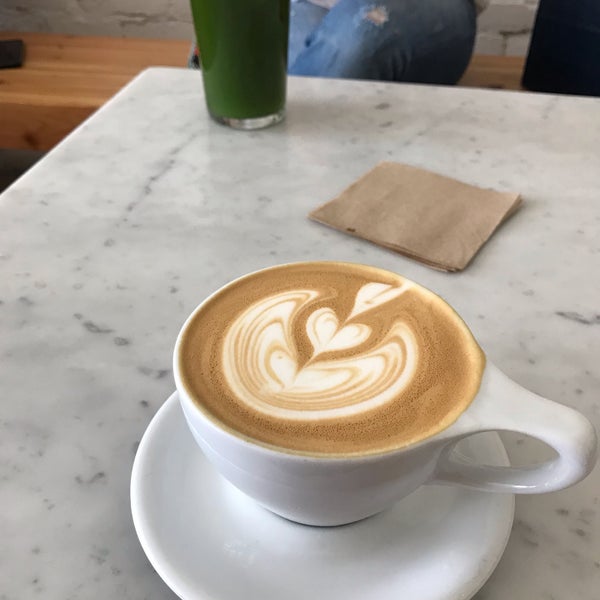 I typically only have my coffee black, but the lavender latte was an enjoyable afternoon treat! Also recommend trying the match lemondade over ice.