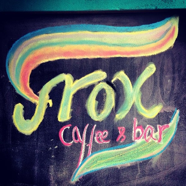 Photo taken at Frox Caffe &amp; Bar by Franc F. on 3/8/2014