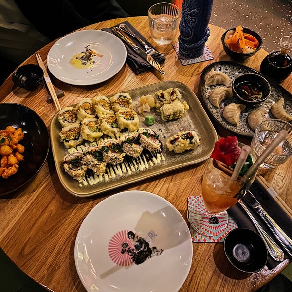 It’s better to order some already made sushi combo than single ones. Excellent and unique cocktails. They definitely need to improve staff organization