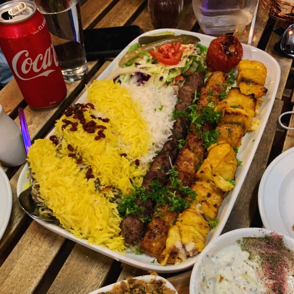 Very authentic place! Delicious and well seasoned food! Try some shiraz plate - perfect for 2 ( 3 kebab -chicken, lamb and fish) The staff was very plesent and they make you feel like you’re at home!!