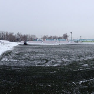 Photo taken at Стадион «Планета» by Irina P. on 1/16/2013