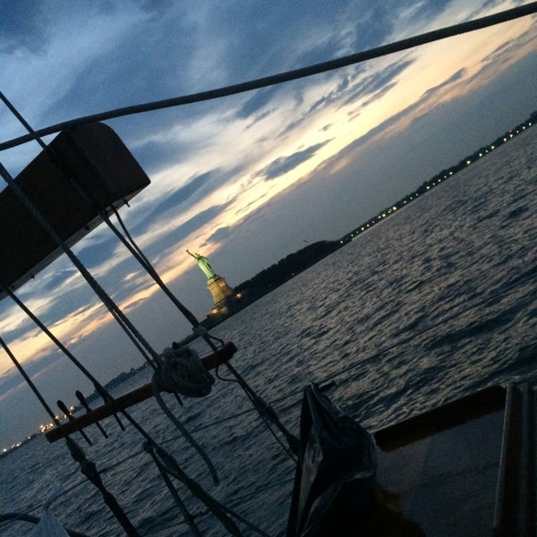 Photo taken at Shearwater Classic Schooner by laura h. on 9/7/2014