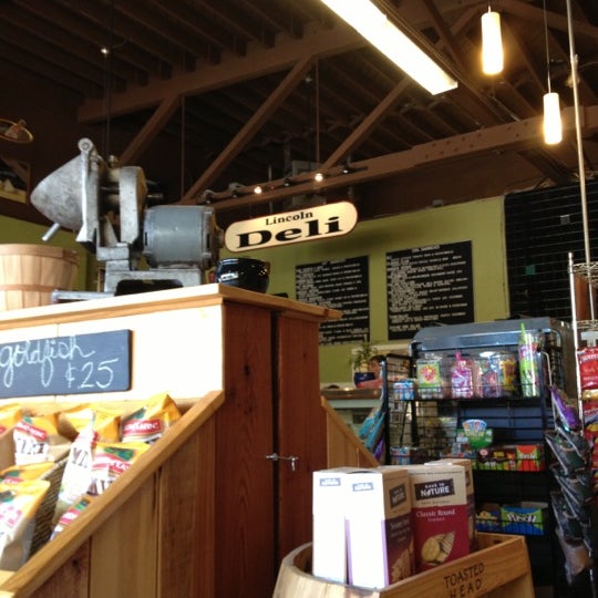Photo taken at Lincoln Market &amp; Deli by Michela on 10/13/2012