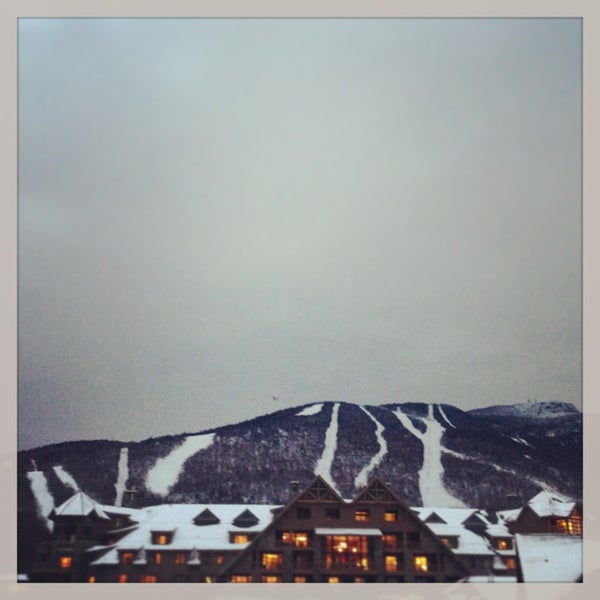 Photo taken at Stowe Mountain Lodge by Emily M. on 1/19/2013
