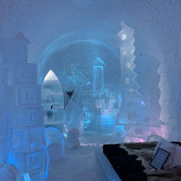 Photo taken at Icehotel by Cliff H. on 12/27/2020