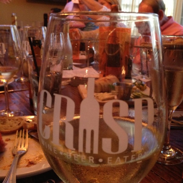 Photo taken at Crisp Wine-Beer-Eatery by Joe H. on 5/9/2013