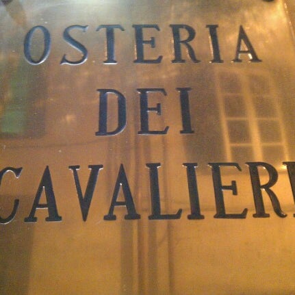 Снимок сделан в Osteria dei Cavalieri пользователем Alex M. 1/8/2013