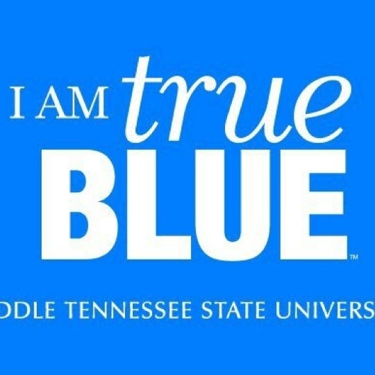 Blue friends. Middle Tennessee State University. Blue friend.