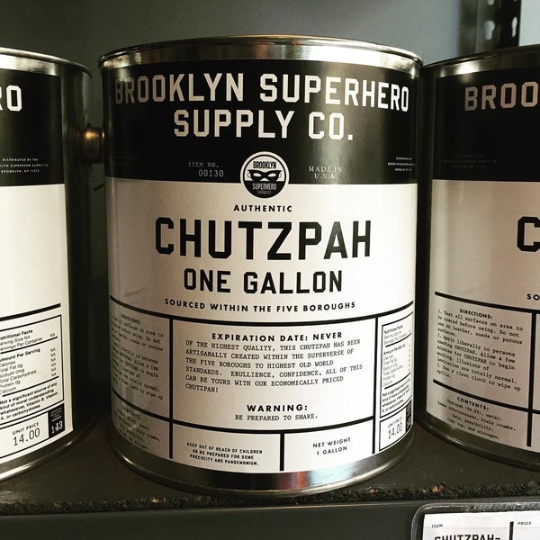 Chutzpah – Brooklyn Superhero Supply Co.