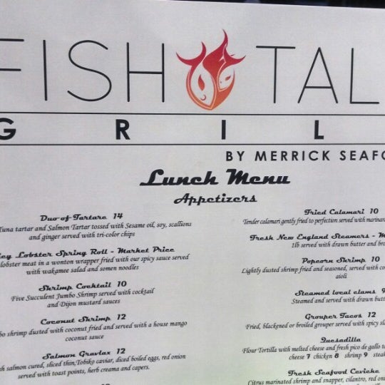 Photo taken at Fish Tale Grill by Merrick Seafood by Jack S. on 5/27/2014