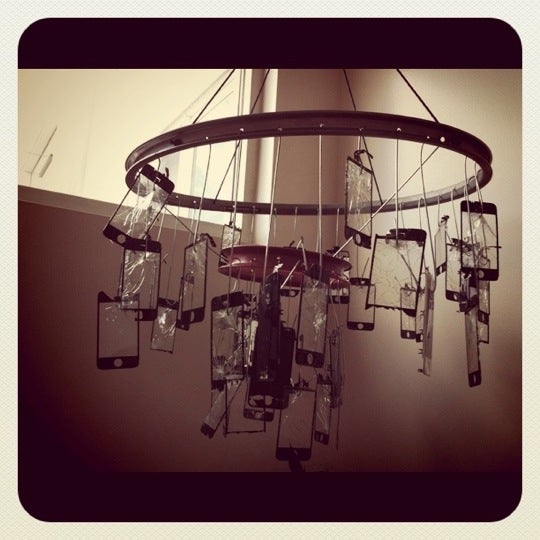 Check out our cool chandelier