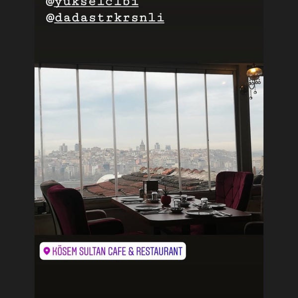 Foto scattata a Kösem Sultan Cafe &amp; Restaurant da Türker Ş. il 12/16/2018