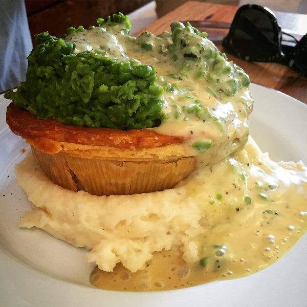 Photo taken at Fork-In Aussie Pie Kitchen, Santa Monica by RaRa R. on 7/29/2015