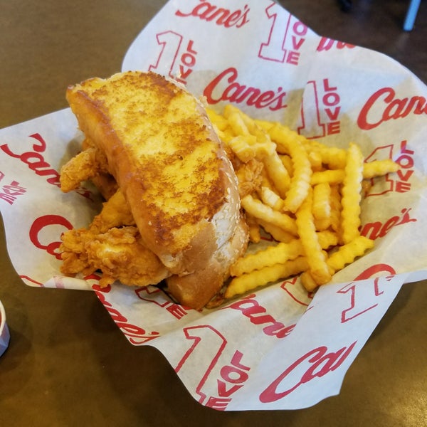 Photo taken at Raising Cane&#39;s Chicken Fingers by Jerry G. on 1/17/2018