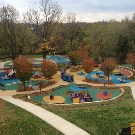 Photo taken at Smith Memorial Playground &amp; Playhouse by badcat d. on 11/2/2012