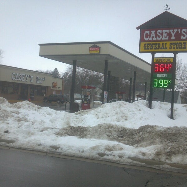 Photo taken at Casey&#39;s General Store by Adam H. on 3/9/2013