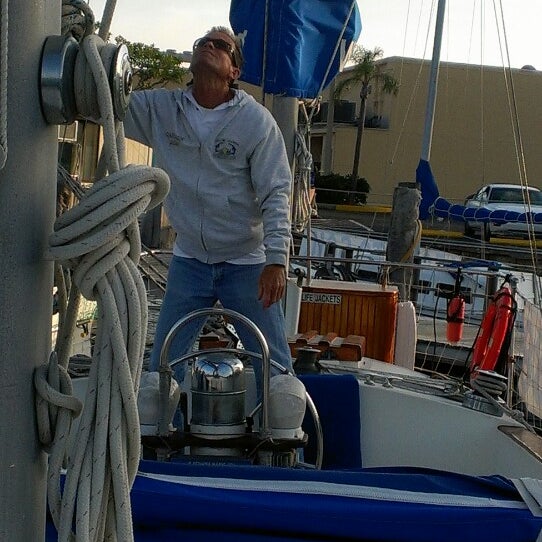 Photo taken at Dolphin Landings Charter Boat Center by Anthony O. on 11/28/2012