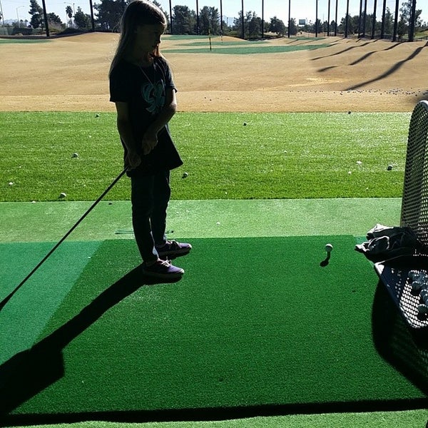 Photo taken at Desert Pines Golf Club and Driving Range by dffchillbilly on 1/18/2014
