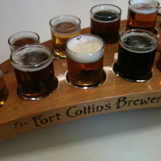 Photo taken at Fort Collins Brewery &amp; Tavern by Christina K. on 5/28/2011