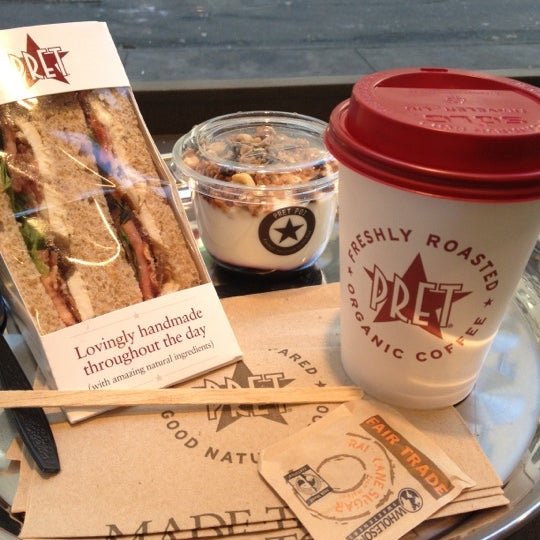 Photo taken at Pret A Manger by Dmitry C. on 11/29/2012