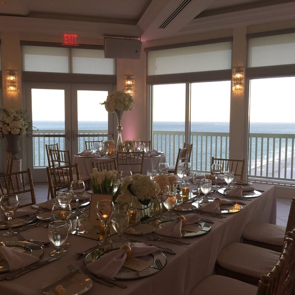 The spa has the best view of the ocean on the resort property and the ballroom is perfect for a wedding reception