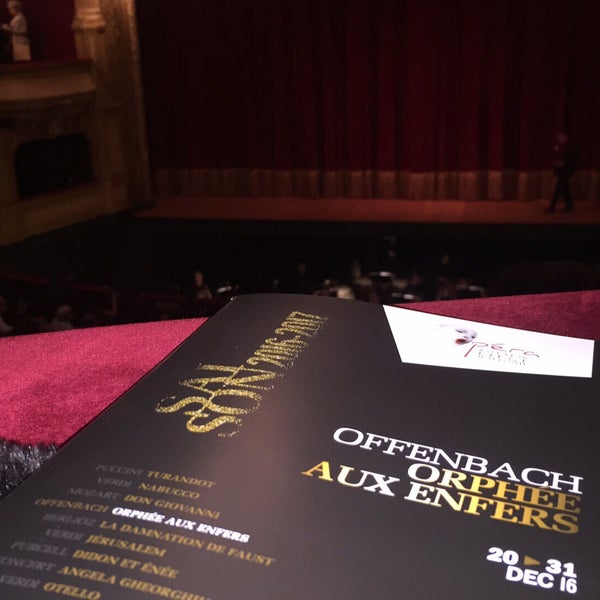 Снимок сделан в Opéra Royal de Wallonie пользователем Catherine R. 12/17/2016