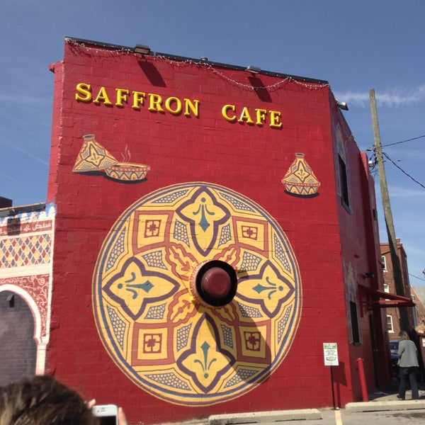 Photo taken at Saffron Cafe by Mark S. on 4/21/2013