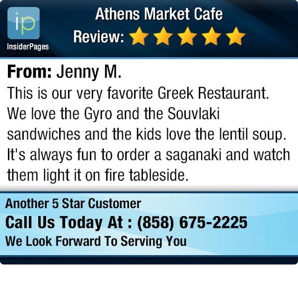 Photo taken at Athens Market Cafe by Athens Market Cafe on 7/10/2014