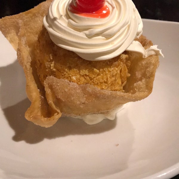 Their fried ice cream keeps getting better and better.