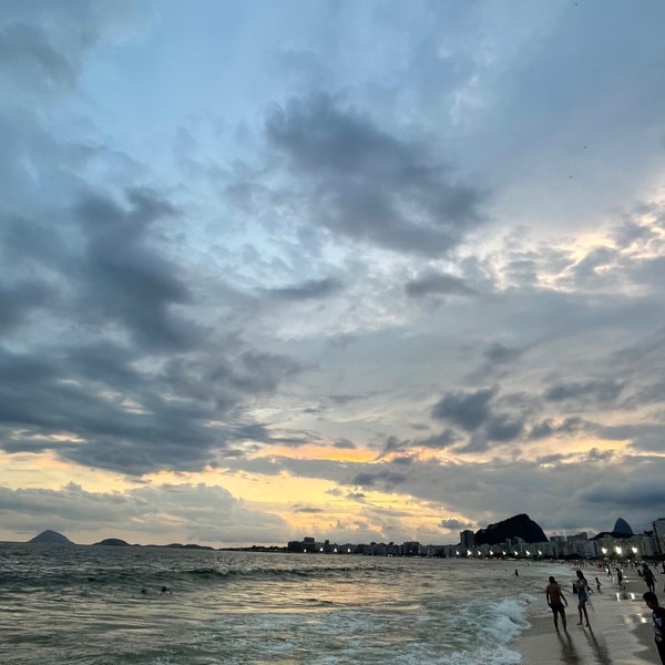 Photo taken at Copacabana Beach by Gleyson S. on 2/1/2024