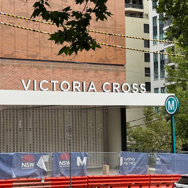 Victoria Cross Station Metro Station in North Sydney