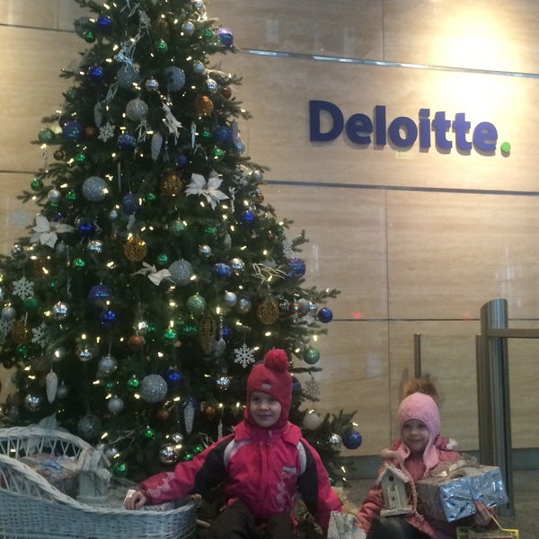Photo taken at Deloitte by Elizaveta on 1/2/2016