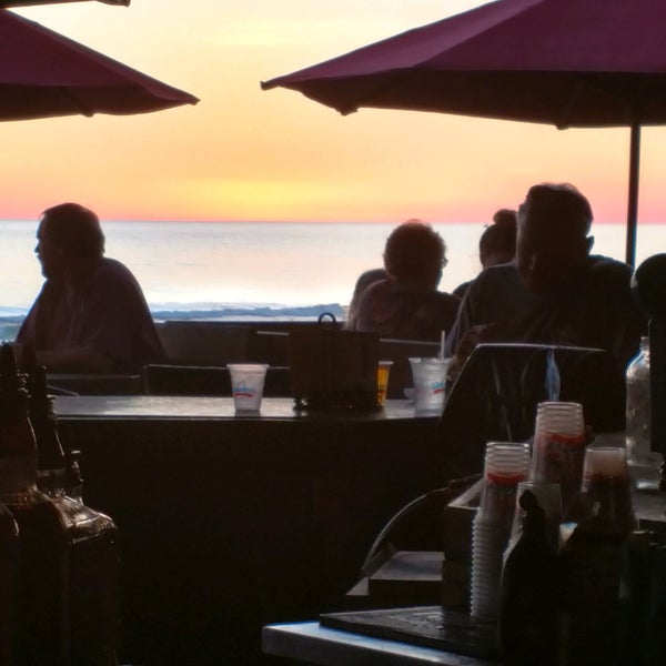 Photo taken at Sharky&#39;s Beachfront Restaurant by Amy on 1/14/2017