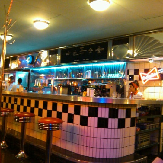 Photo taken at TRIXIE American Diner by Mau N. on 10/6/2012