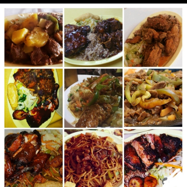 WHAT'S ON YOUR MIND? LET US FREE YOU FROM THE KITCHEN DINE IN OR TAKE OUT. INTERNATIONAL DINNER TONIGHT ASK ABOUT THE SPICY JERK CHICKEN.🇯🇲🇯🇲👍👍🏿🇺🇸🇺🇸