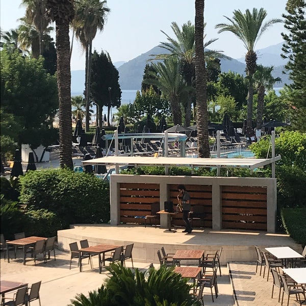 Photo taken at D-Resort Grand Azur by Yavuz Selim Y. on 8/24/2018