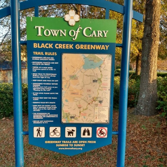 Black Creek Greenway Trailhead Cary, NC