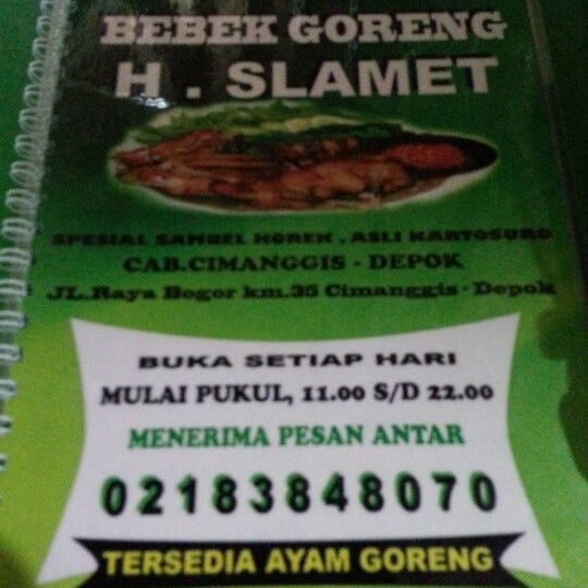 Photos At Bebek Goreng H Slamet Indonesian Restaurant