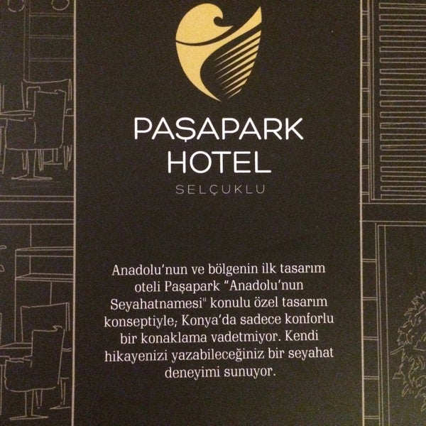 Снимок сделан в Paşapark Selçuklu Hotel пользователем Ercan Ç. 2/9/2016