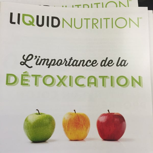 Liquid Nutrition Juice Bar in Montreal