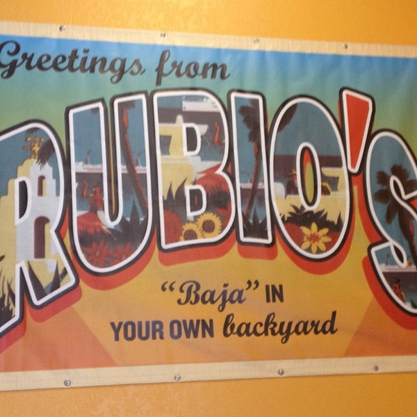 Photo taken at Rubio&#39;s Coastal Grill by Rachel on 1/19/2014