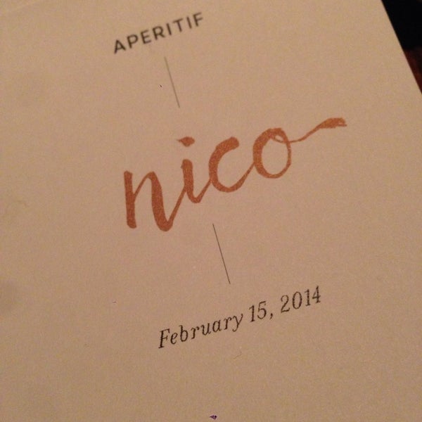 รูปภาพถ่ายที่ Nico โดย Jackson S. เมื่อ 2/16/2014