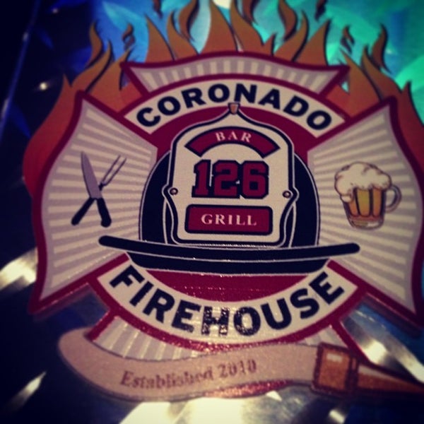Photo taken at Coronado Firehouse Bar &amp; Grill by billy o. on 12/29/2012