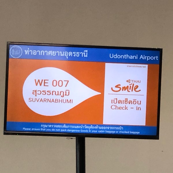 thai smile checked baggage