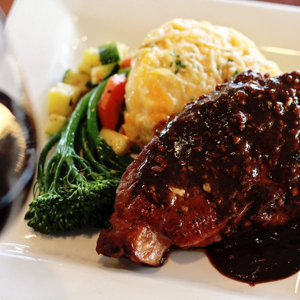 CAB All Natural New York Steak Diane Style - Pan Seared then sauteed in Brandy and a Rich Demi-Cream Sauce